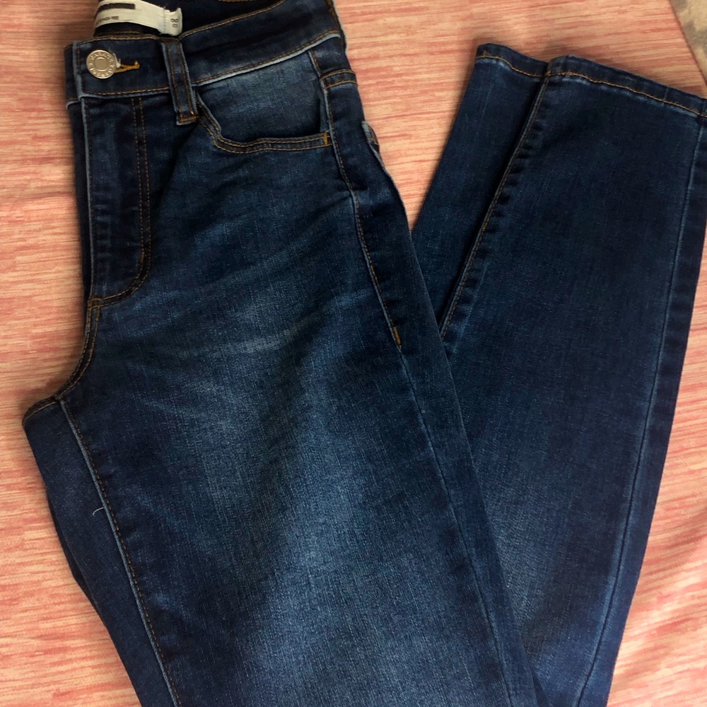 Garage Denim Blue Skinny Jeans